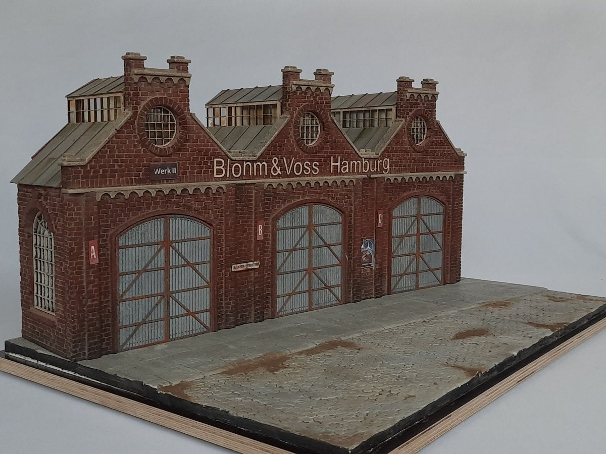 RT-Diorama 35285 Diorama-Base: &amp;quot;Industrial Hangars&amp;quot; 1/35 – imagen 5