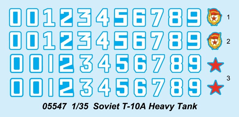 Trumpeter 05547 Soviet T-10A Heavy Tank 1/35 – imagen 4