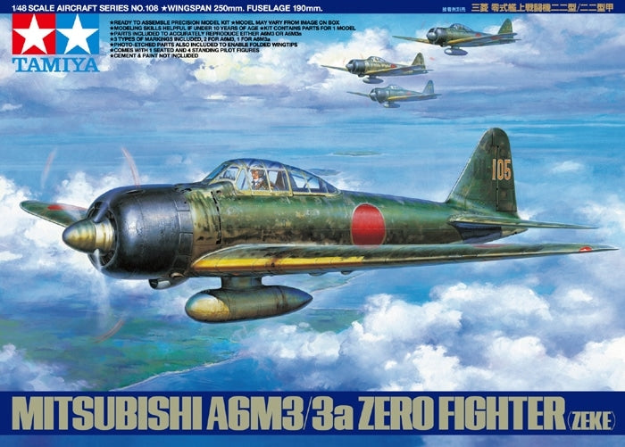 Tamiya 61108 Mitsubishi A6M3/3a Zero Fighter 1/48 – image 2