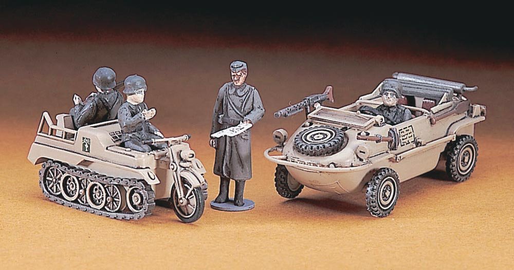 Hasegawa MT13 Schwimmwagen / Kettenkrad 1/72 – imagen 2