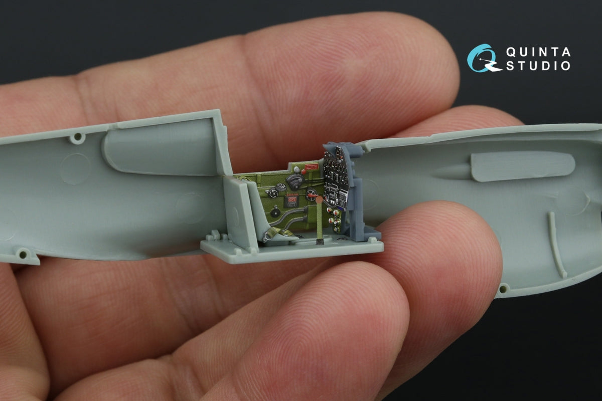 Quinta Studio QD+72054 P-40E Warhawk 3D-Printed &amp;amp; coloured Interior on decal paper (Academy/Modelist) (with 3D-printed resin parts) 1/72 – imagen 10
