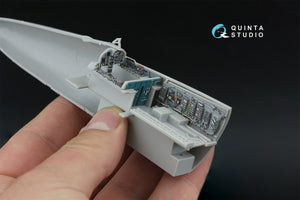 Intérieur imprimé en 3D et coloré sur papier décalcomanie (Hasegawa) Quinta Studio QD48598 F-15A/F-15C Early/F-15J Early (Hasegawa) 1/48 – image 4