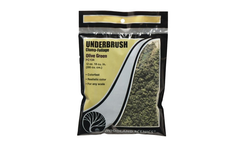 Woodland Scenics WFC134 Olive Green Underbrush (412cm3) – imagen 2