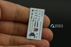 Quinta Studio QD72037 Bf 109 G-6 3D-Printed &amp;amp; coloured Interior on decal paper (Tamiya) 1/72 – immagine 6