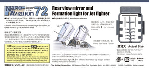 Fine Molds NA15 Rear view mirror and Formation light for Jet fighter 1/72 – immagine 2
