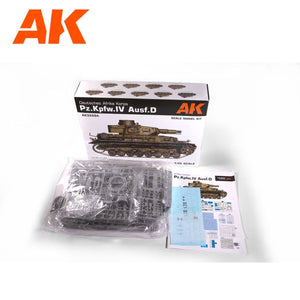AK Interactive AK35504 PZ.KPFW.IV AUSF.D AFRIKA KORPS 1/35 – Bild 6