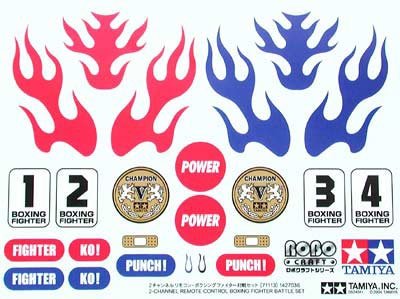 Tamiya 71113 Boxing Fighter Battle Set - 2ch Remote Control ROBOCRAFT – imagen 4