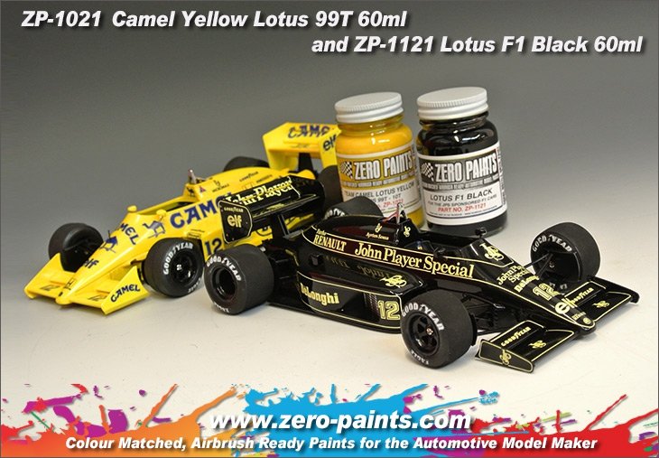 Zero Paints ZP-1121 Lotus F1 JPS Black 60ml – imagen 3