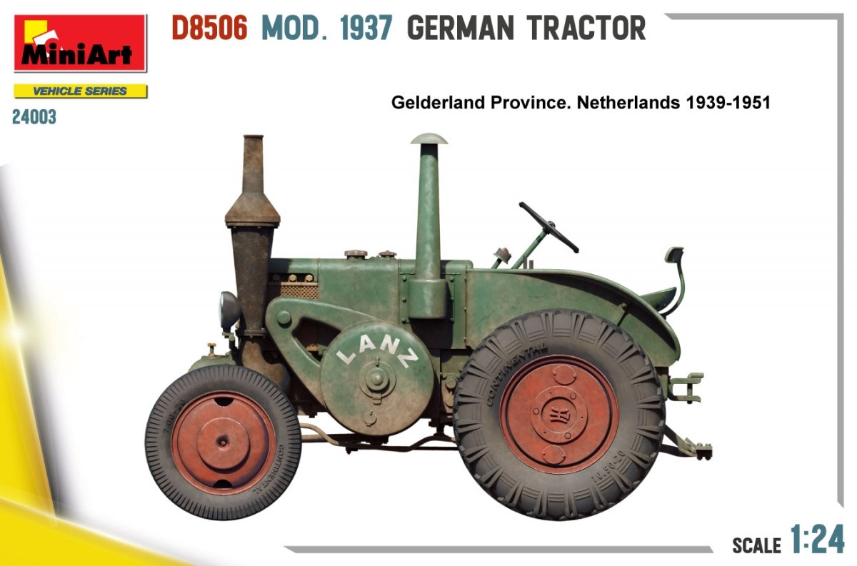 MiniArt 24003 TRACTEUR ALLEMAND D8506 MOD. 1937 1/24  – image 3