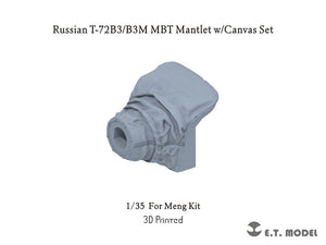 E.T. Model P35-374 Russian T-72B3/B3M MBT Mantlet w/Canvas Set (For Meng Kit) 1/35
