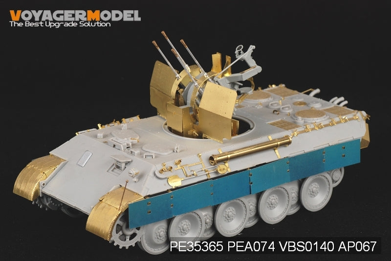 Maquette Voyager PE35365 Flak Panther Ausf D allemand de la Seconde Guerre mondiale avec Flak 38 pour DRAGON 6626 au 1/35 – image 2