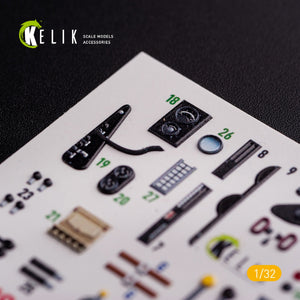 KELIK K32019 CR.42 LW - Interior 3D Decal for ICM kit 1/32 – immagine 6