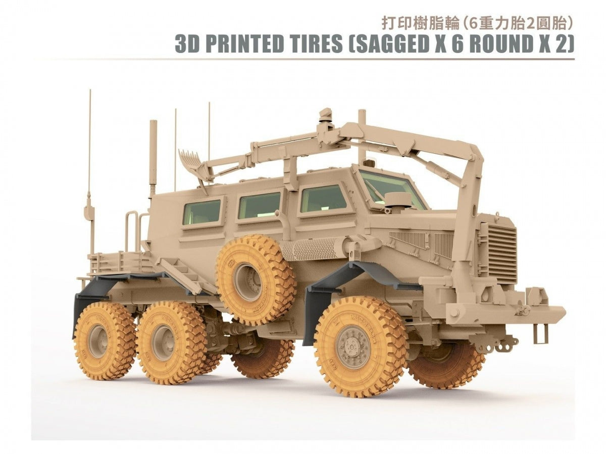 T-Model TK7360 US Buffalo 6x6 MPCV A1 - Véhicule de déminage protégé 1/72 – image 4