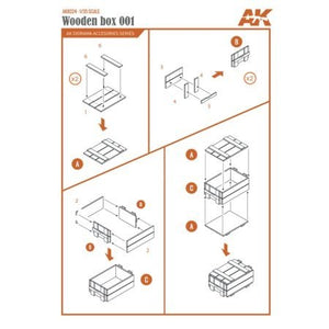 AK Interactive AK8224 LASER CUT WOODEN BOX 001 (7 UNITS) – immagine 4