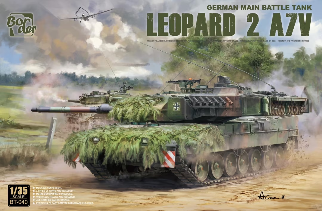 Maquette Border Model BT-040 Char de combat principal allemand Leopard 2 A7V 1/35 – image 2
