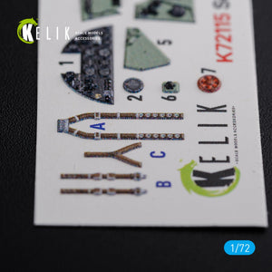 KELIK K72115 Sea Hurricane Mk I interior 3D decals for Arma Hobby kit 1/72 – imagen 7