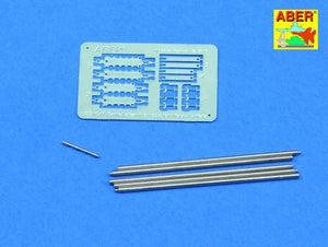 Aber R-41 Barrel cleaning rods with brackets for Tiger I Tunisia 1/35