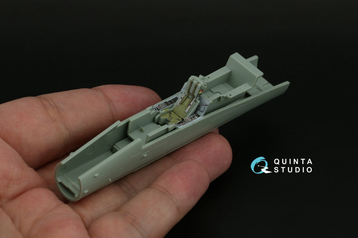 Quinta Studio QD72076 F/A-18A/C early 3D-Printed &amp;amp; coloured Interior on decal paper (Academy) 1/72 – imagen 10