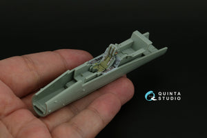 Quinta Studio QD72076 F/A-18A/C early 3D-Printed &amp;amp; coloured Interior on decal paper (Academy) 1/72 – imagen 10