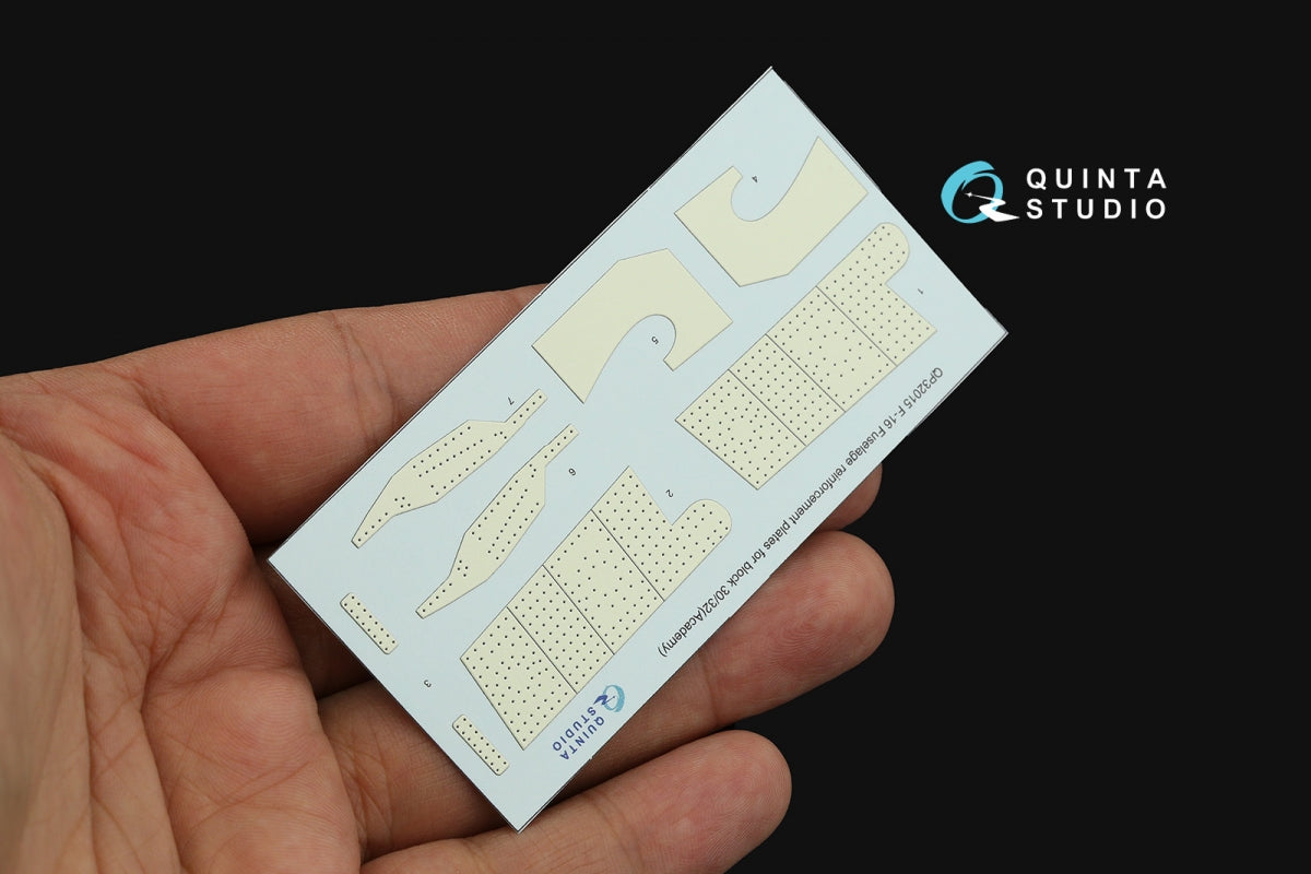 Quinta Studio QP32015 F-16 block 30/32 reinforcement plates (Academy) 1/32 – immagine 3