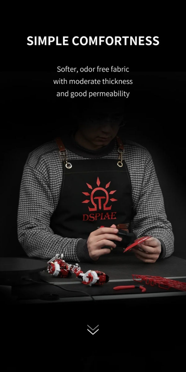 DSPIAE CAN-01 Canvas Working Apron / Płócienny fartuch roboczy – imagen 7