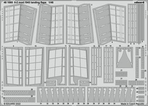 Eduard 481085 Il-2 mod. 1943 landing flaps ZVEZDA 1/48