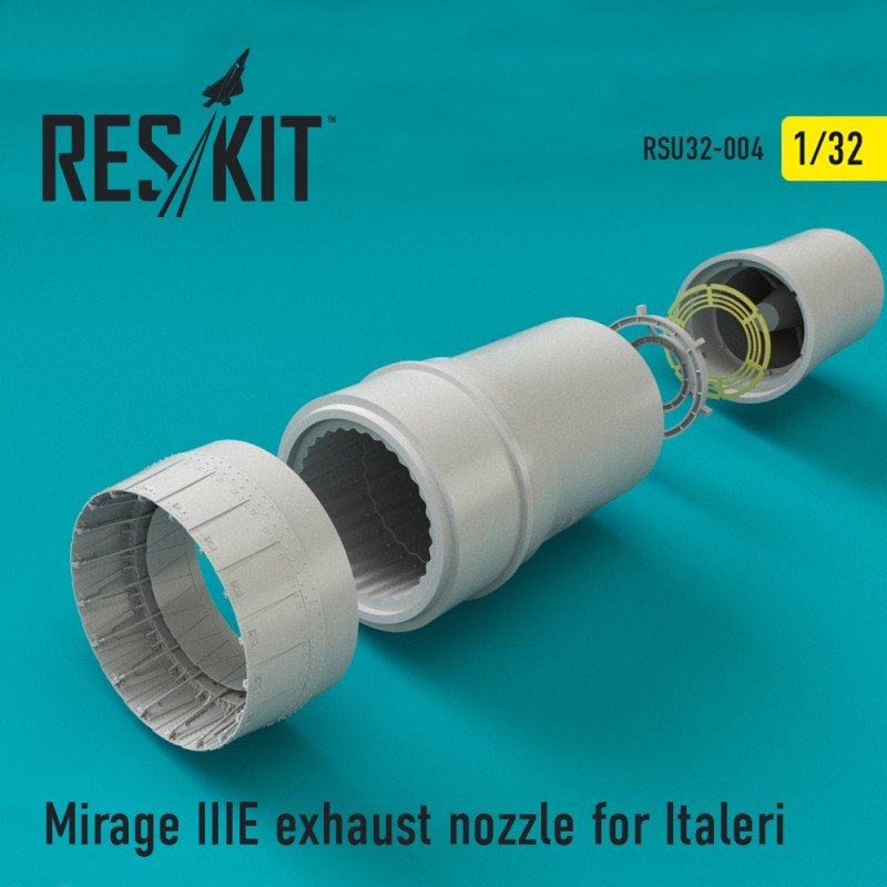 RESKIT RSU32-0004 Mirage IIIE exhaust nozzle for Italeri 1/32
