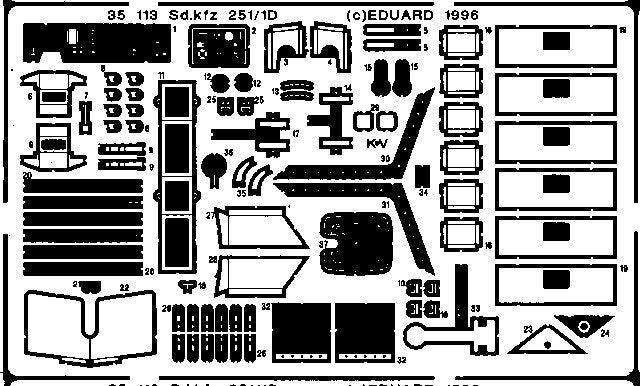 Édouard 35113 Sd. Kfz.251/1 Ausf. D 1/35 Tamiya – image 2