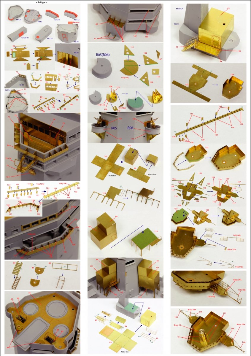 Pontos 23007F1 HMS RODNEY 1942 Detail Up Set 1/200 – imagen 11
