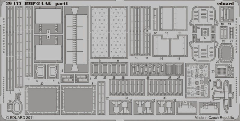 Eduard 36177 BMP-3 UAE 1/35 Trumpeter – immagine 2