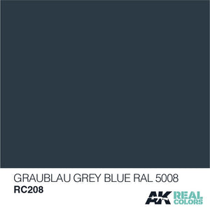 AK Interactive RC208 GRAUBLAU-GREY BLUE RAL 5008, 10 ML – imagen 2