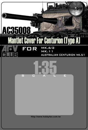 Couverture de mantelet AFV Club AC35008 pour Centurion (type A) 1/35