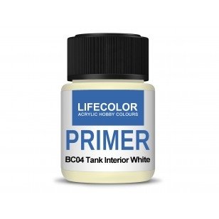 Apprêt acrylique blanc intérieur pour réservoir Lifecolor BC04, 22 ml – image 2
