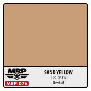Peinture MR. Paint MRP-076 SABLE JAUNE L-29 DELFIN Slovaque AF 30 ml
