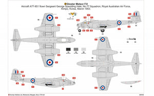 Airfix 09184 Gloster Meteor F8 Korean War 1/48 – immagine 5