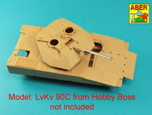 Aber 35L-320 Lufa 40 mm L/70 Bofors do Szweeckiego LvKv 90C / Bofors 40mm L/70 barrel for Swedish LvKv 90C 1/35 – imagen 6