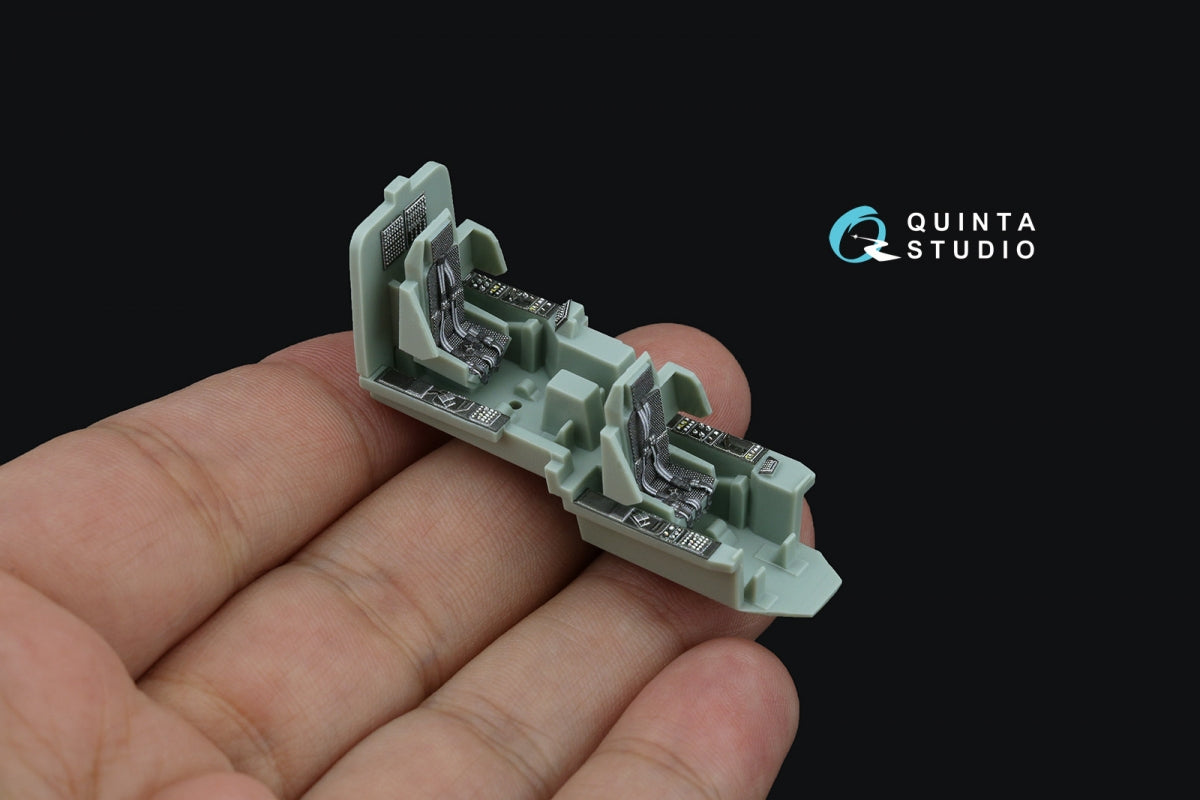 Quinta Studio QD+72152 AH-64D early 3D-Printed coloured Interior on decal paper (Academy)(with 3D-printed resin part) 1/72 – imagen 11
