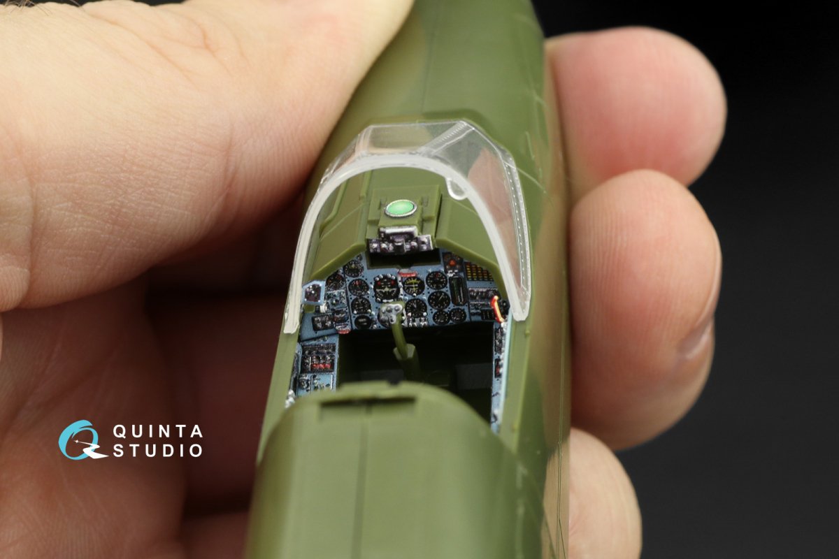 Quinta Studio QDS-48249 Su-25 3D-Printed &amp;amp; colored Interior on decal paper (Zvezda) 1/48 – imagen 5