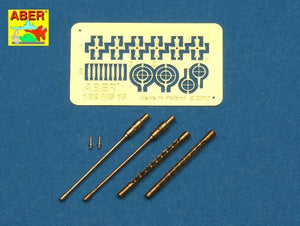 Aber A32001 Set of 2 barrels for German 7,92 mm MG 15 aircraft machine guns 1/32