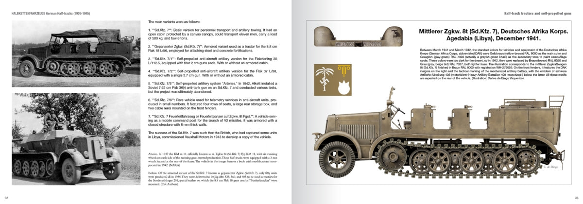 Abteilung 502 ABT758 HALBKETTENFAHRZEUGE – GERMAN HALF-TRACKS (1939-1945) – ENGLISH – zdjęcie 2