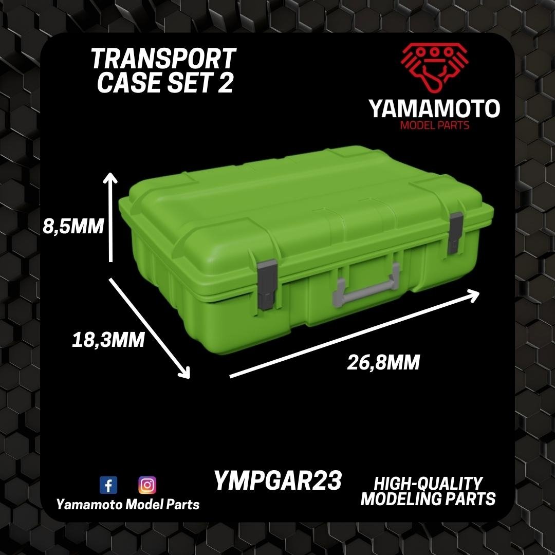 Yamamoto YMPGAR23 Transport Case Set 2 - Type B 1/24 – image 2