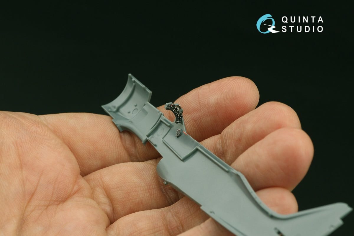 Quinta Studio QD72044 Fw 190A-5 3D-Printed &amp;amp; coloured Interior on decal paper (Eduard) 1/72 – immagine 7