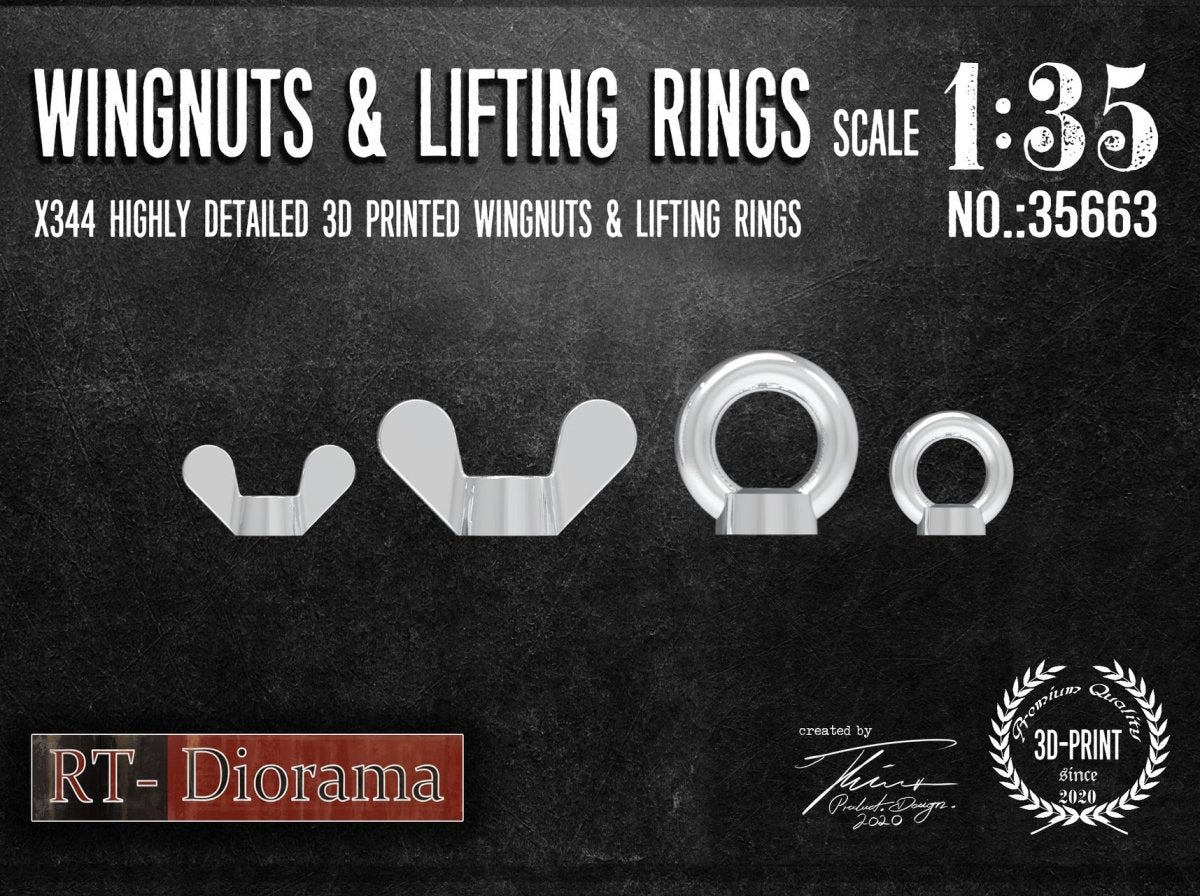RT-Diorama 35663 Wingnuts & Lifting Rings 1/35