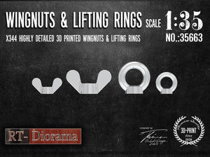 RT-Diorama 35663 Wingnuts &amp;amp; Lifting Rings 1/35