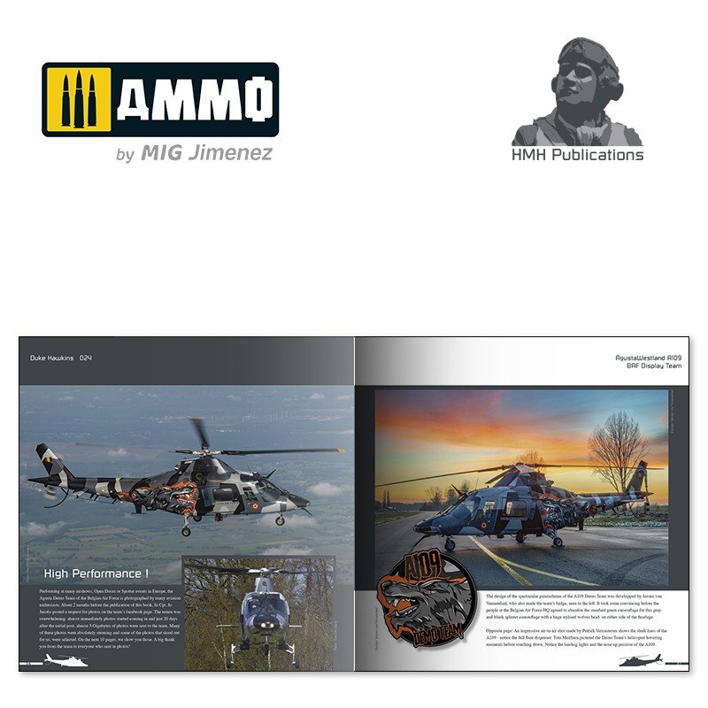 HMH Publications DH-024 Agusta Westland A109 &amp;amp; the Belgian Air Force A109 Display Team ( English version ) – Bild 2