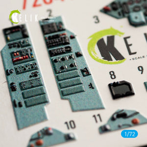 KELIK K72041 SU-27UB INTERIOR 3D DECALS FOR TRUMPETER KIT 1/72 – immagine 2