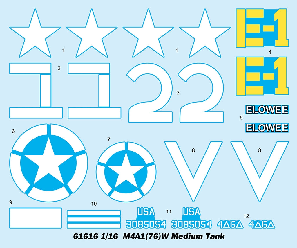 I Love Kit 61616 M4A1(76)W Medium Tank 1/16 – imagen 5