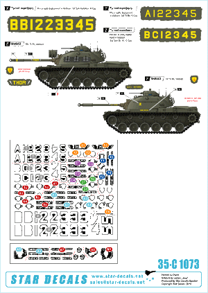 Star Decals 35-C1073 M48A3 Modèle initial 1/35 – image 2