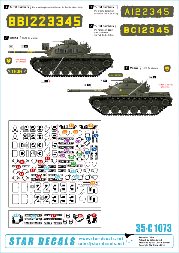 Star Decals 35-C1073 M48A3 Modèle initial 1/35 – image 2