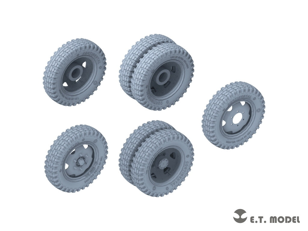 E.T. Model P35-169 WWII German 3t 4x2 Cargo Truck Sagged Wheels 1/35 – immagine 2